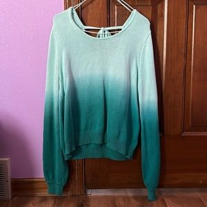 Blue Ombré Sweater